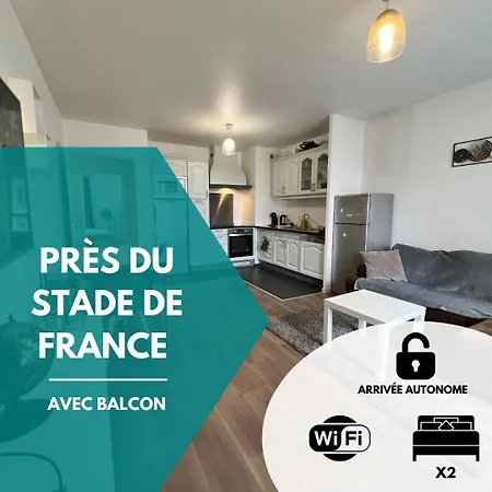 Apartment Moderne Pres Du Stade De France Avec Balcon Saint-Denis (Seine-Saint-Denis)